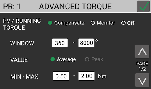 Running Torque Compensation in Kolver's K-DUCER?>